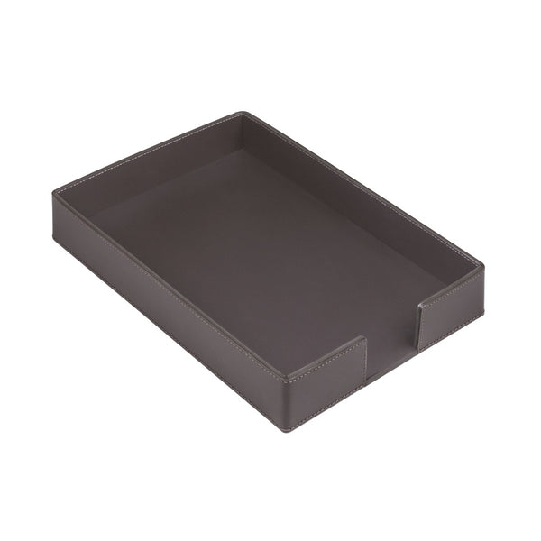 Giobagnara x Rudi Tecnocuoio A4 leather paper holder with open front design