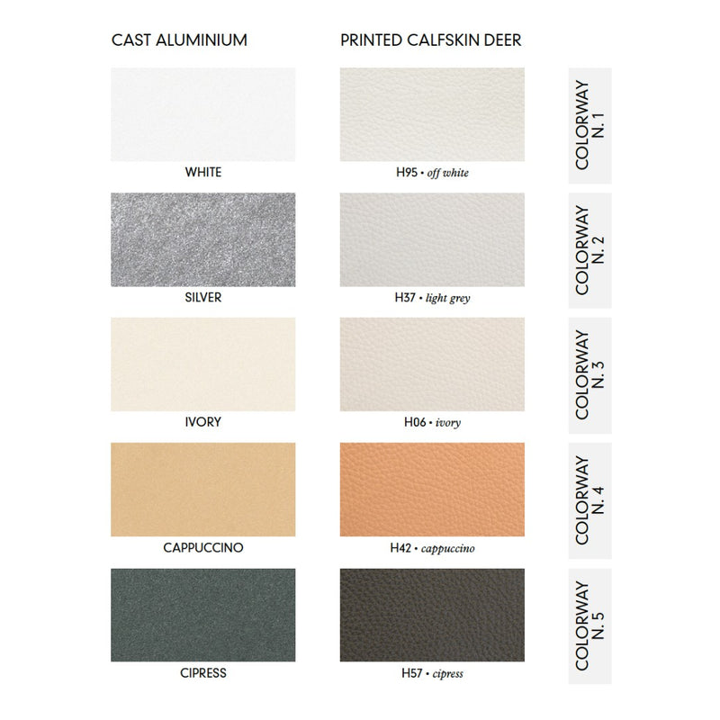 Color Chart of 'Maris' Tray Medium Stackable/Tiered by Kelly Wearstler