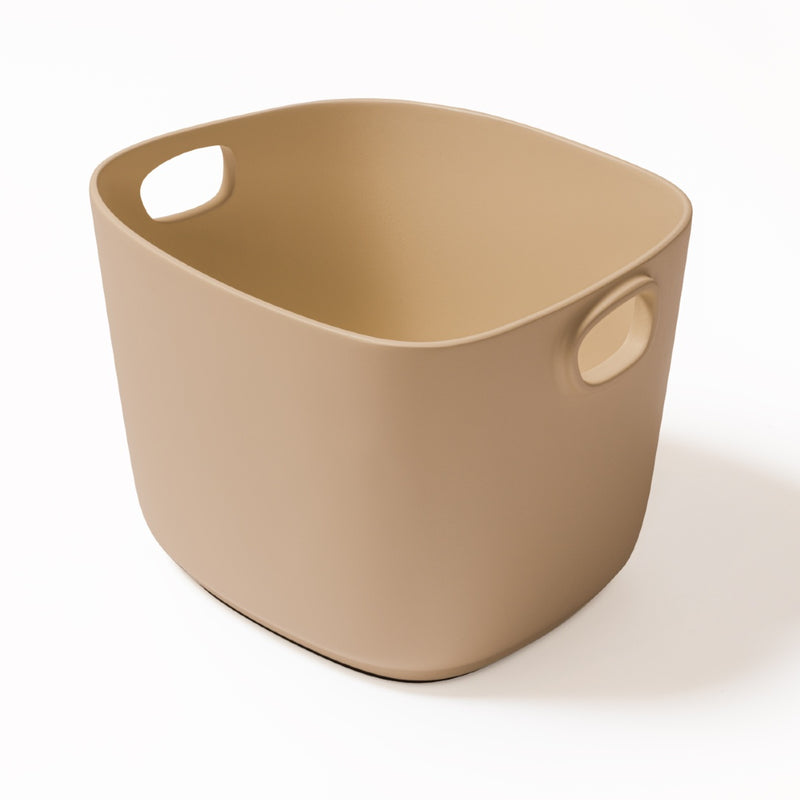 Maris champagne bucket for 3 in cast aluminium by Kelly Wearstler x Giobagnara, cappuccino finish