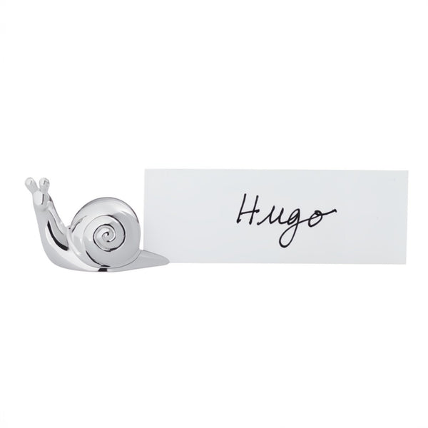 Snail Silver-Plated Place Card Holders Set of 6 by Ercuis