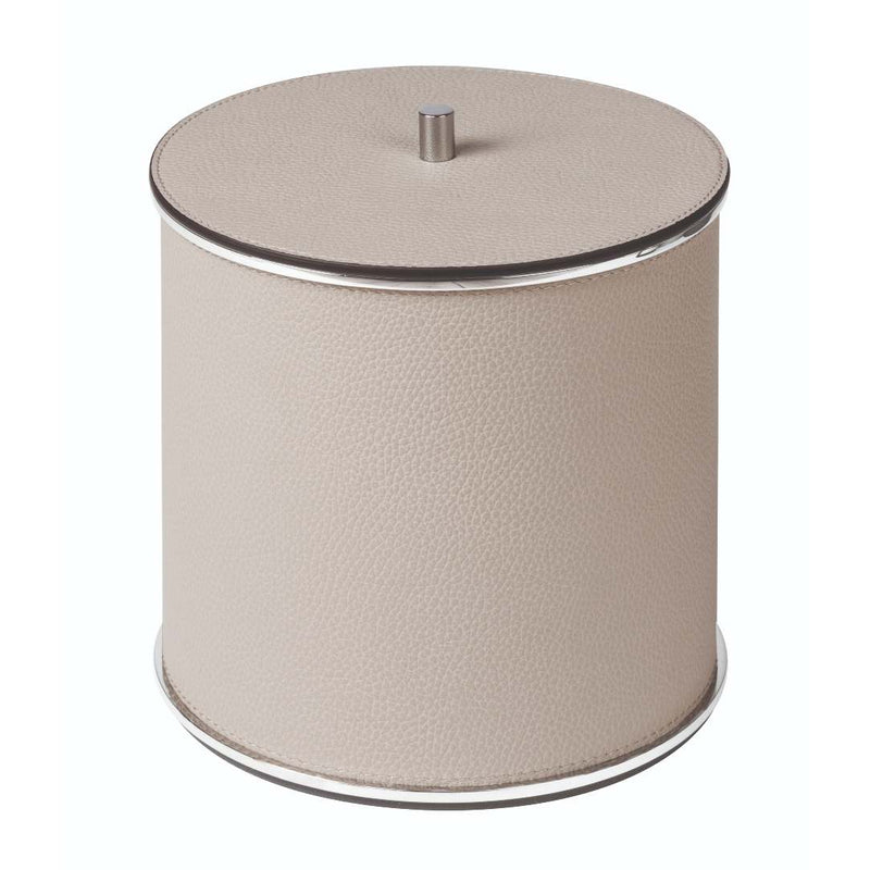 Positano Large Ice Bucket and Bottle Cooler in printed calfskin deer leather by Giobagnara 