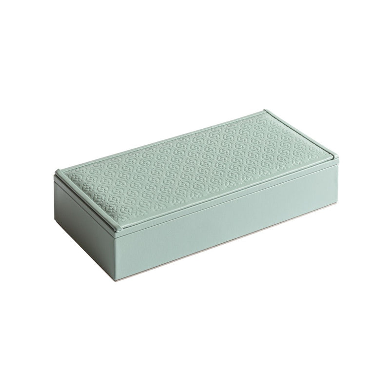 Leather Rectangular Box Monogram by Giobagnara x Elie Saab with monogram padded leather lid