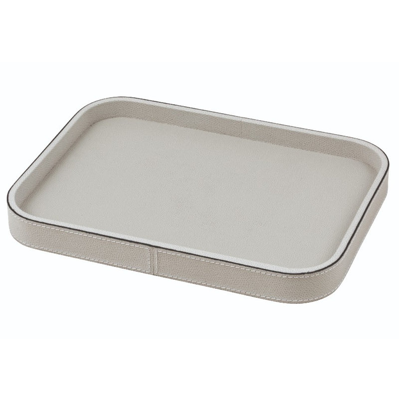 Rectangular Leather Valet Tray Polo H 3cm xlarge Calfskin Golf leather by Giobagnara