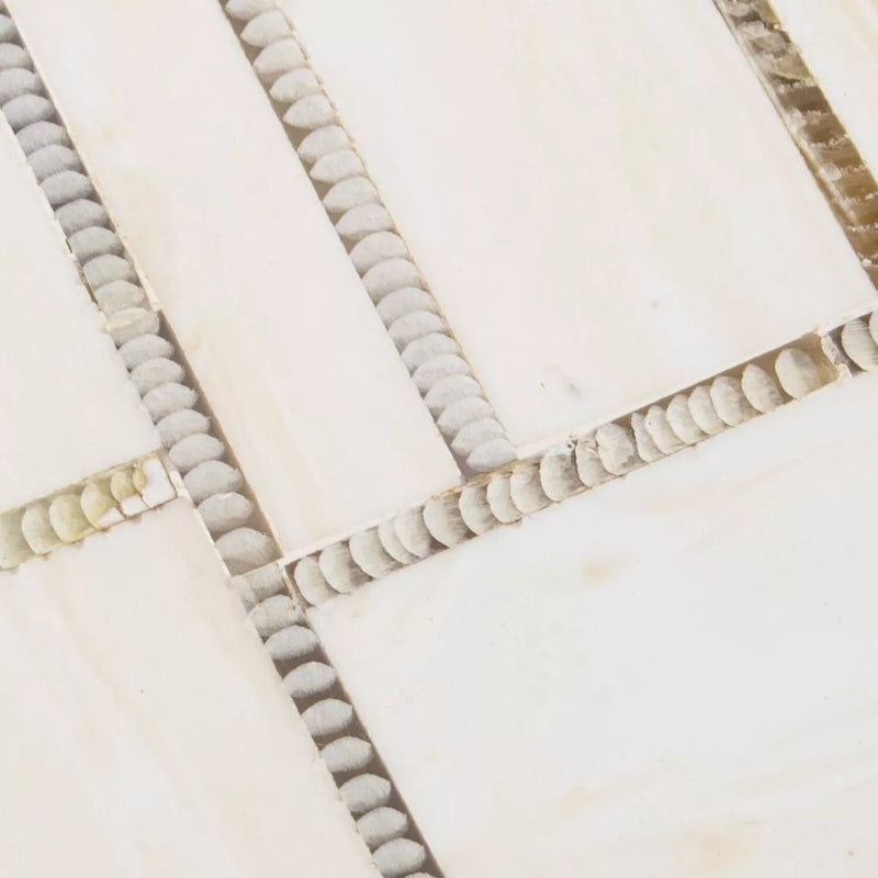 close-up of the Resin and wood coaster set of 4 in natural finish, organic modern table decor

