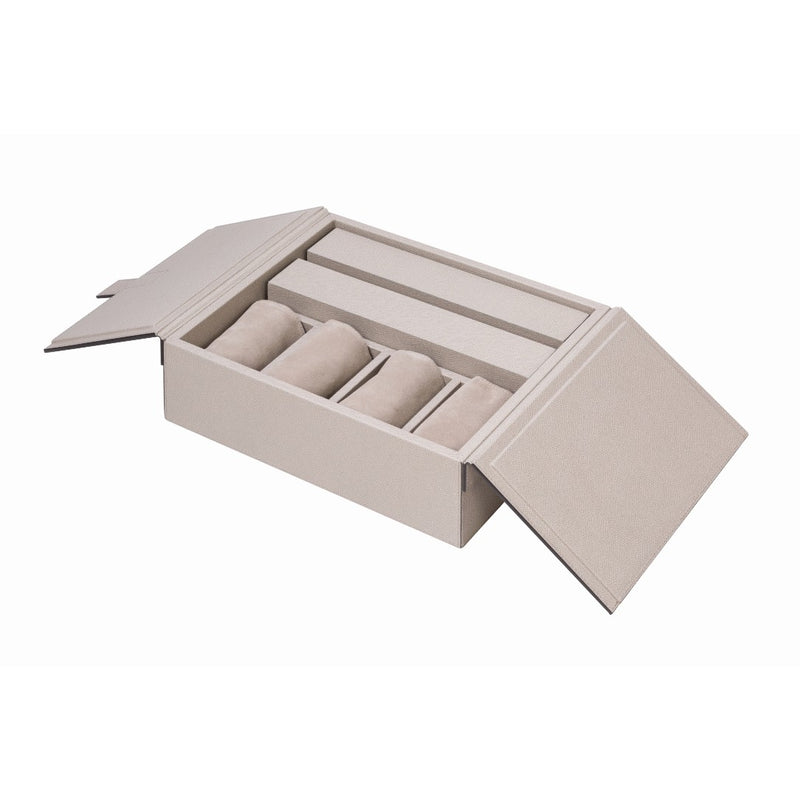 Luxury Rummikub Game Set by Giobagnara with walnut tiles and suede pouches