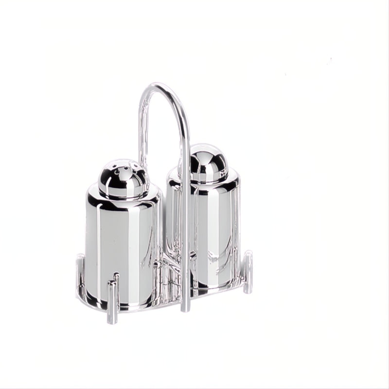 Salt and Pepper Set with Stand Alta Silver-Plated by Robbe & Berking, elegant German design for luxury dining.
