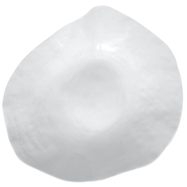 Sarah-Linda set of 2 porcelain large dinner plates White No6 Indulge on a white background