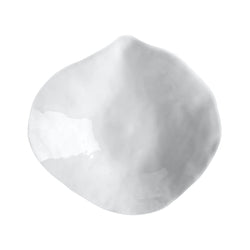 Sarah-Linda set of 2 porcelain small deep plates White No9 Indulge on a white background