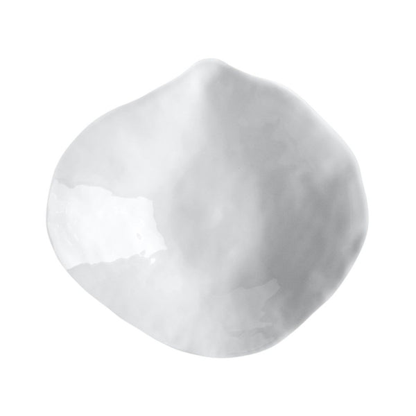 Sarah-Linda set of 2 porcelain small deep plates White No9 Indulge on a white background