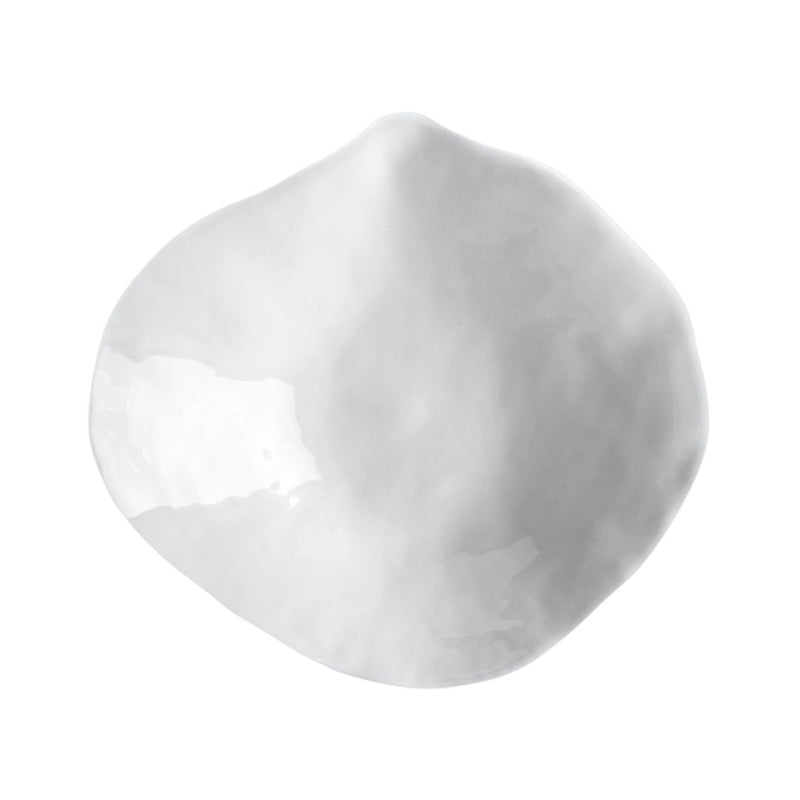 Sarah-Linda set of 2 porcelain small deep plates White No9 Indulge on a white background