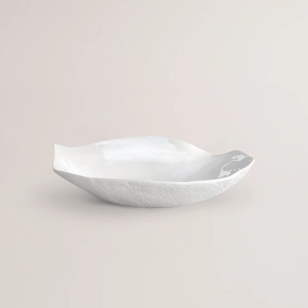 Side view of Luxury Limoges porcelain small plates White No5 Indulge Sarah-Linda