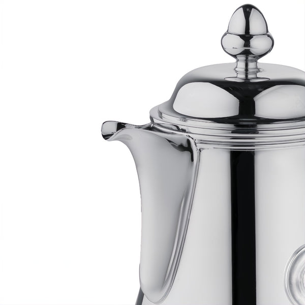 Close-up of Silver-plated chocolate pot Rencontre 60cl by Ercuis 