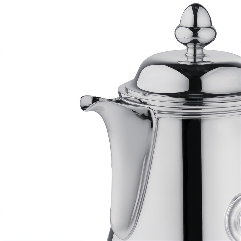 Close-up of Silver-plated chocolate pot Rencontre 60cl by Ercuis 