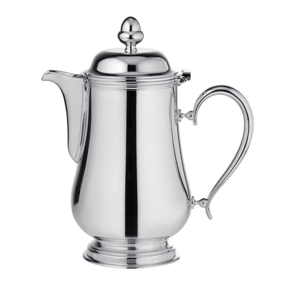 Silver-plated coffee pot Rencontre 90cl by Ercuis – handcrafted French coffee pot with polished finish and elegant handle.