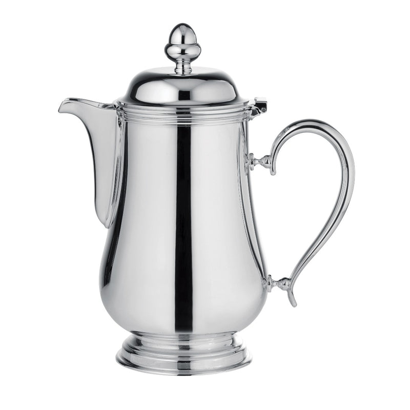 Silver-plated coffee pot Rencontre 90cl by Ercuis – handcrafted French coffee pot with polished finish and elegant handle.