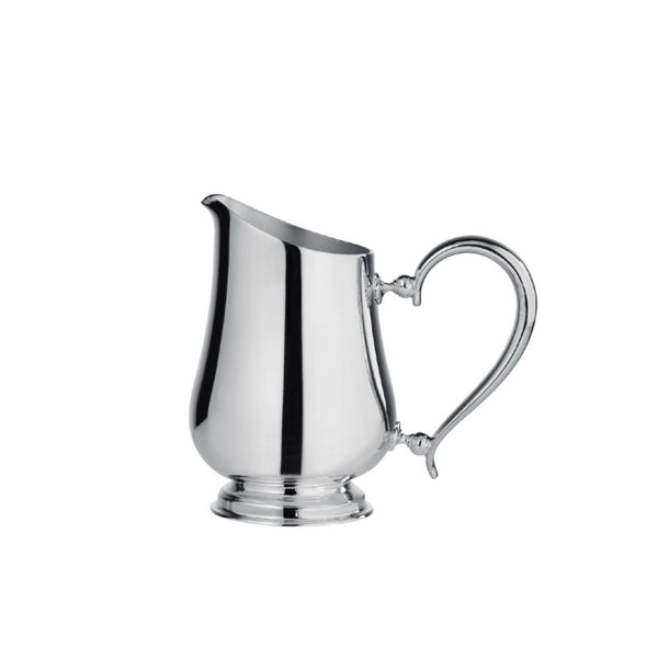 Luxury silver-plated milk jug Rencontre 30cl by Ercuis – handcrafted French jug with elegant handle and polished finish.