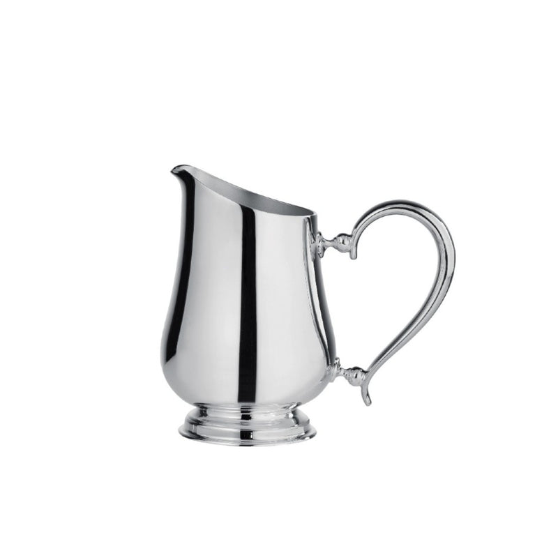 Luxury silver-plated milk jug Rencontre 30cl by Ercuis – handcrafted French jug with elegant handle and polished finish.
