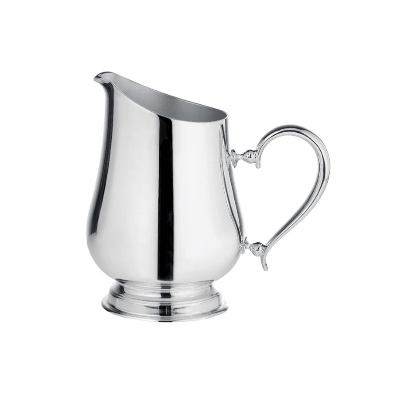 Luxury silver-plated milk jug Rencontre 60cl by Ercuis – handcrafted French design with polished finish and elegant handle.