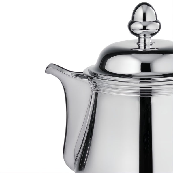 Close-up of Luxury silver-plated teapot Rencontre 35cl by Ercuis 