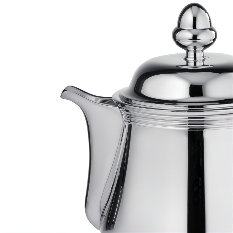 Close-up of Luxury silver-plated teapot Rencontre 35cl by Ercuis 