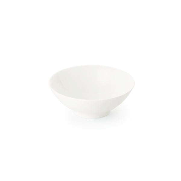 Small white fine bone china dip dish by Dibbern