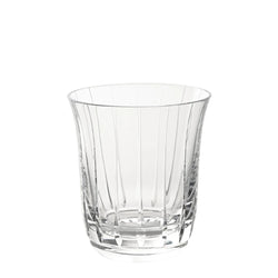 A clear crystal Saint-Rémi small tumbler with fine bevels, displayed against a white background.