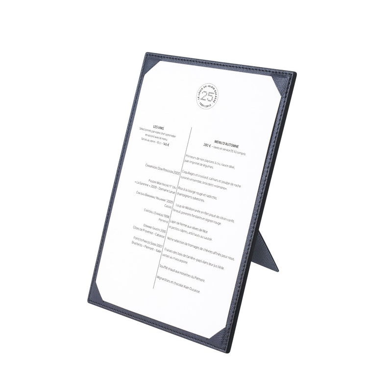 Tavola Leather Menu Holder A5 by Giobagnara