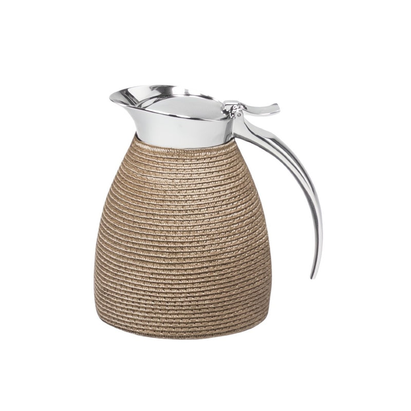 Luxury 0.3 L insulated carafe Amboise by Pigment France x Giobagnara in TechStraw and stainless steel – handcrafted Italian design for refined entertaining.
