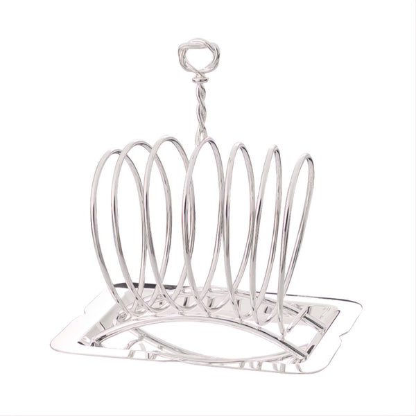Toast Rack Holder With Tray Villa Pisani Silver-Plated by Greggio