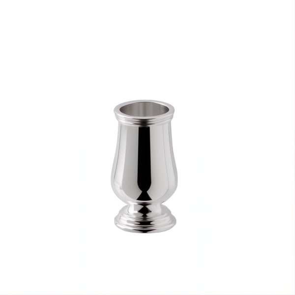 Toothpick Holder Rencontre Silver-Plated by Ercuis with elegant sculptural design.