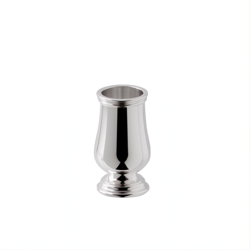 Toothpick Holder Rencontre Silver-Plated by Ercuis with elegant sculptural design.