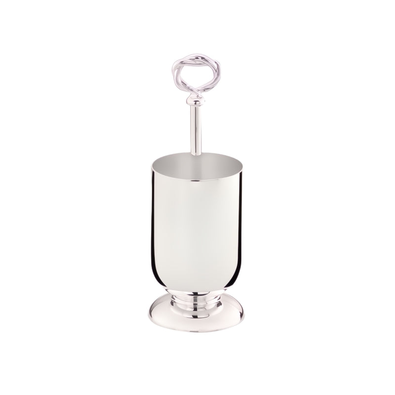 Silver toothpick Holder from Villa Pisani on a white background