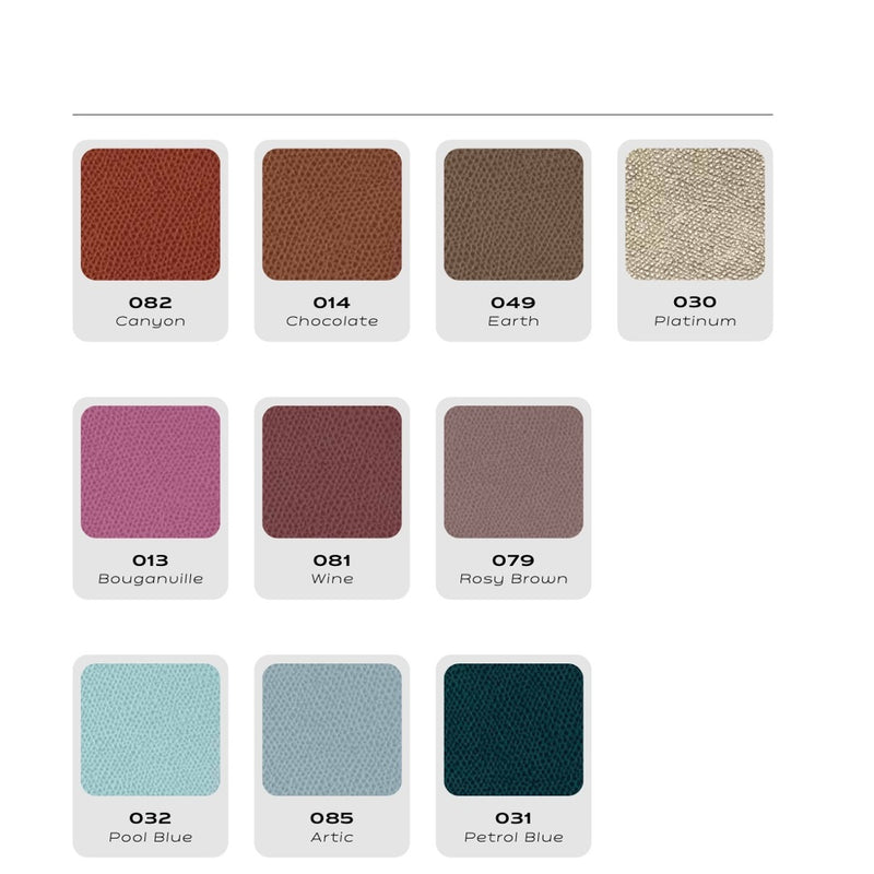 Wave Tray leather color swatches labeled 'Liverpool 029' with various colors and numbers page 4