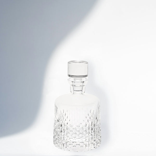 Luxury French crystal whiskey decanter from the Ulysse collection, inspired by Homer’s Odyssey.