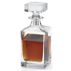 Luxury Whisky Carafe Crystal with Fine Silver Decor – Jim Collection by Sonja Quandt