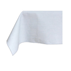 White tablecloth on a white background