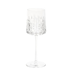 Elegant crystal white wine glass from the Ulysse collection by Cristallerie de Montbronn.