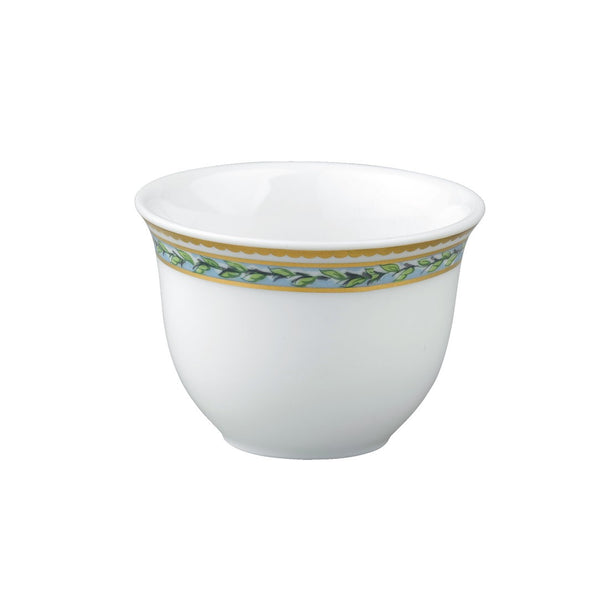 Zarf or Sake Cup Allée du Roy porcelain by Raynaud