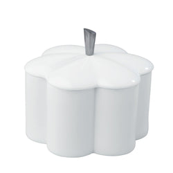 Round Flower Shape Dish Box with 6 Separations & Lid - Hommage