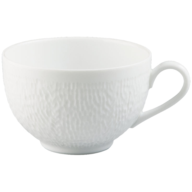 Tea Cup & Saucer - Minéral White