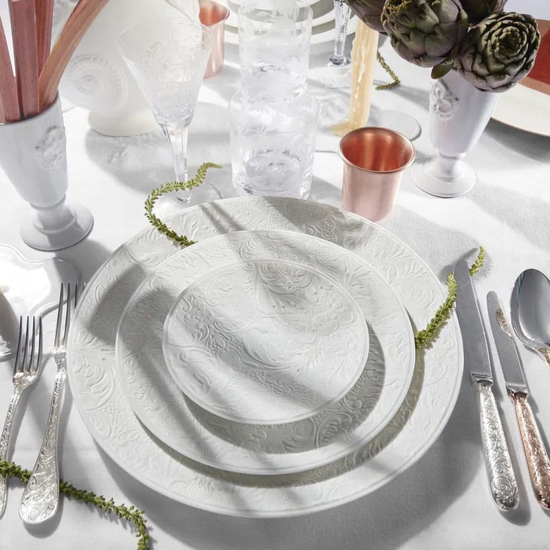 Starter and Dessert Plate - 'Italian Renaissance' in White