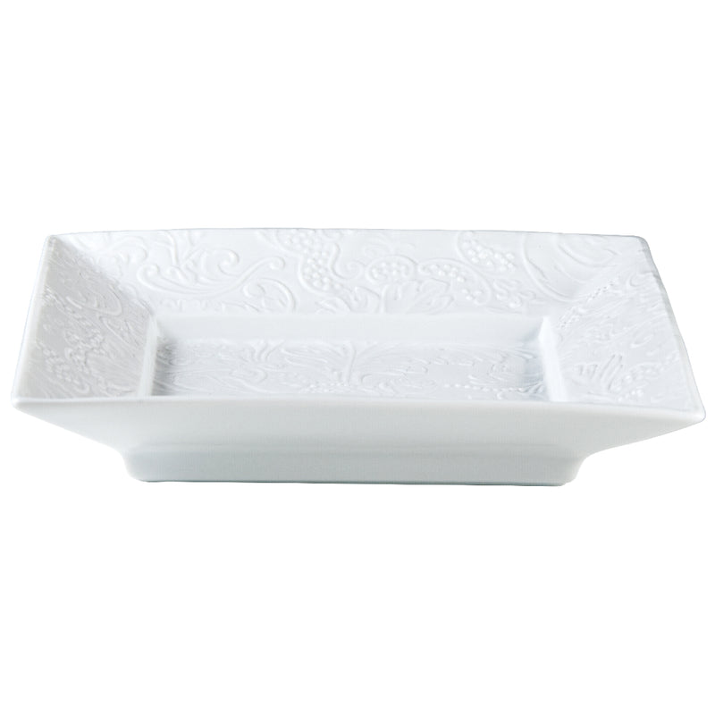 Trinket Tray in Gift Box - 'Italian Renaissance' in White