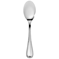 Gourmet spoon with wide bowl and  Empire-style detailing from Palmette cutlery collection.