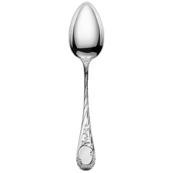 Vendôme dinner spoon with ornate floral handle design.