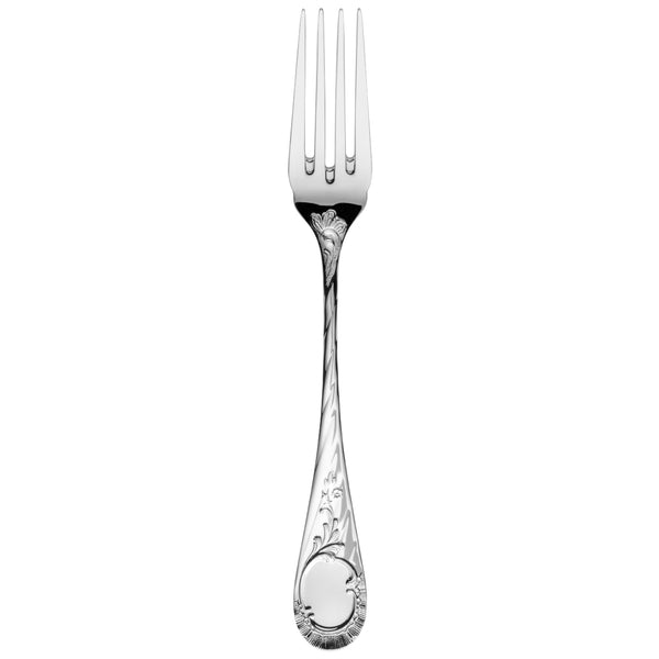 Vendôme fish fork with ornate handle and slender tines.