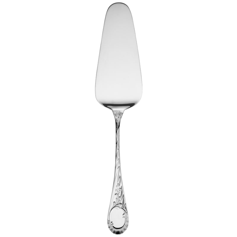 Silver-plated Vendôme tart server with decorative handle by Sonja Quandt.