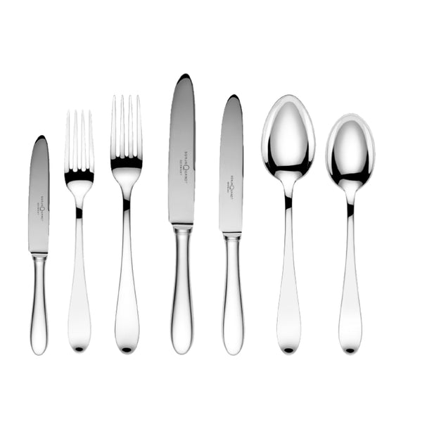 Avantgarde 84-piece silverplated cutlery set by Sonja Quandt.