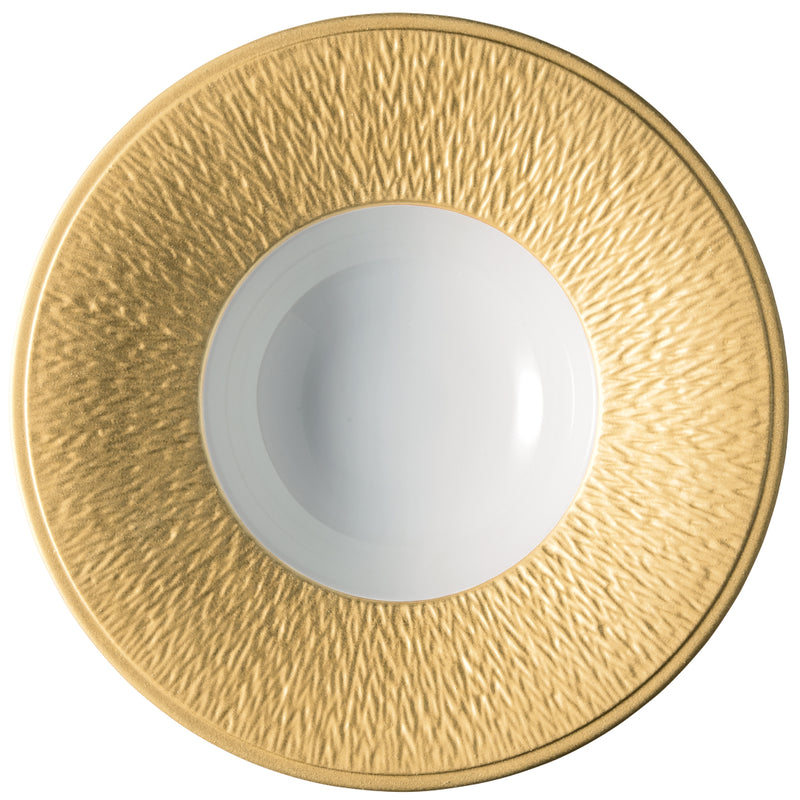 Soup & Pasta Plate - Minéral Gold