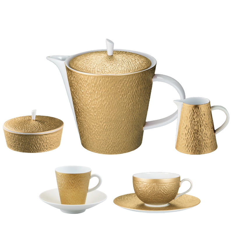 Tea/Coffee Set of 15 Pieces - Minéral Gold