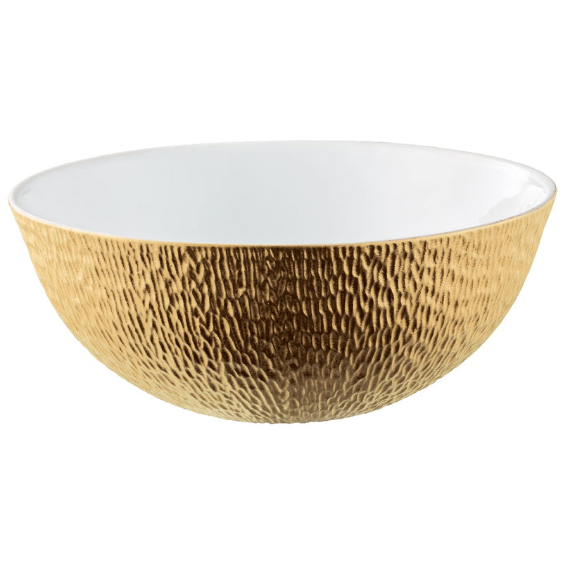 Calabash Shaped Salad Bowl - Minéral Gold